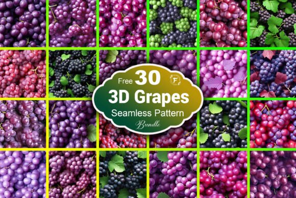 3D Grapes Seamless Pattern: A Strategic Design Asset for Modern Creatives
