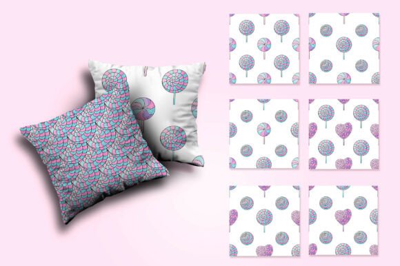 Candies: A Rainbow Pattern with Sweets for Creative Inspiration