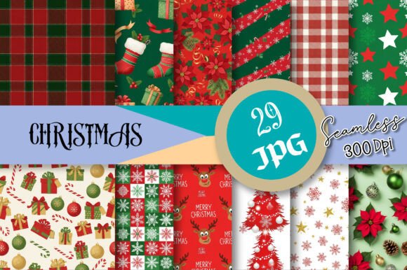 CHRISTMAS Design Pattern: Elevate Your Holiday Workflow with Festive Digital Assets