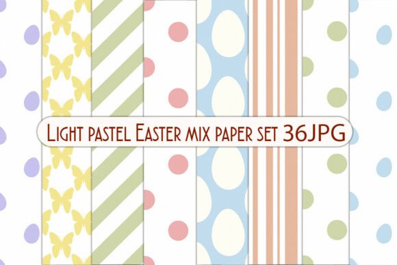 Light Pastel Easter Mix Paper Set