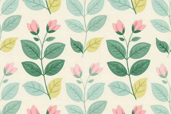 Muted Earth Tone Botanical Seamless: A Nature-Inspired Design for Every Need