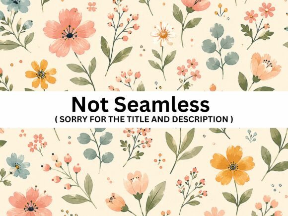 Soft Peach Floral Seamless Pattern PNG: Elevate Your Creative Projects with Elegance