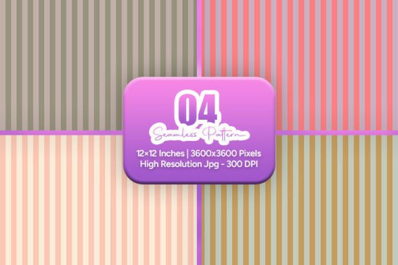 Soft Retro Striped Seamless Pack: A Creative Resource for Designers and Crafters