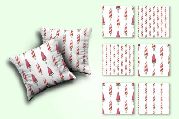 Summer. Cute Ice Cream Seamless Pattern: A Versatile Design for Creative Projects